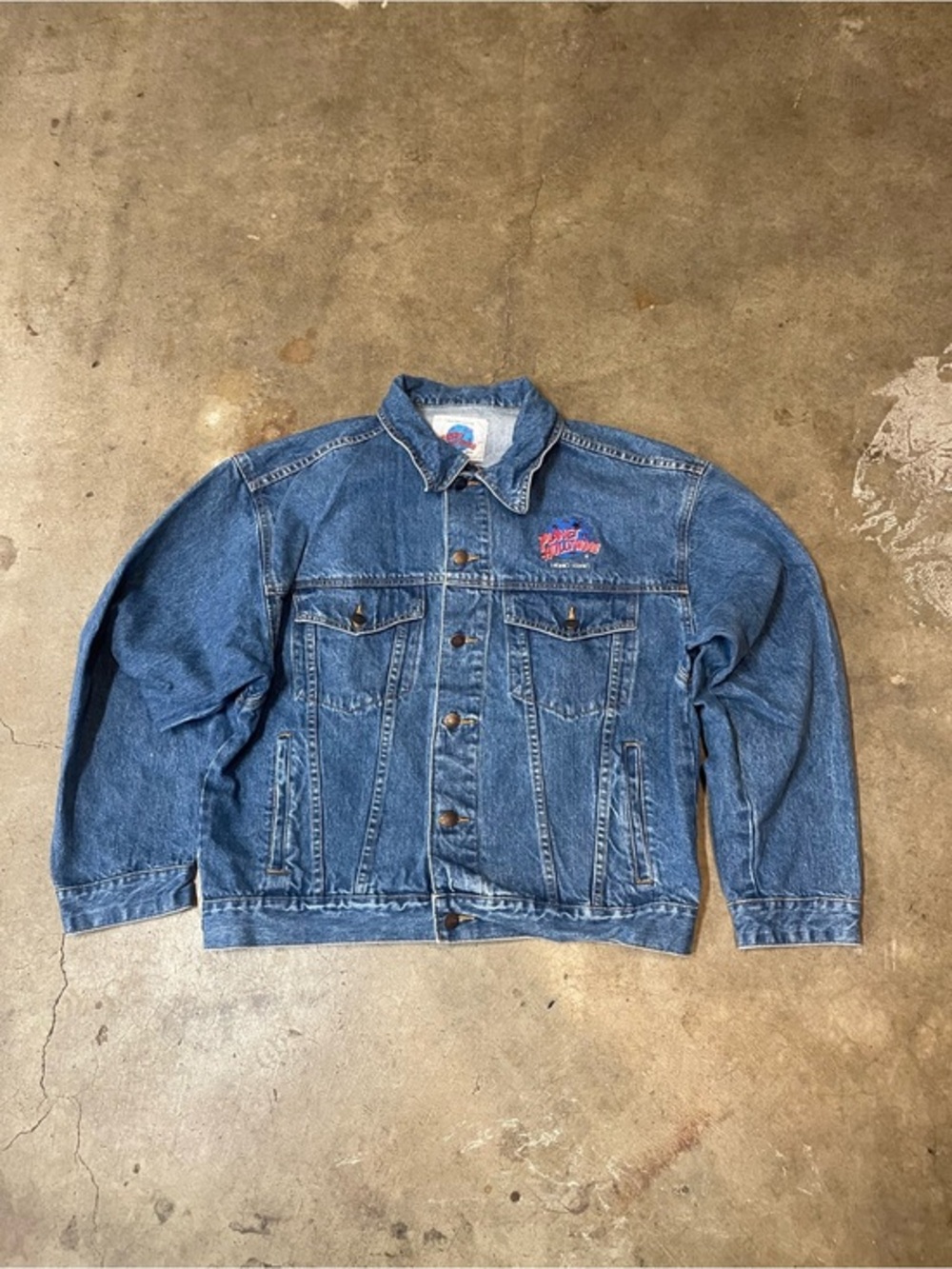 Vintage Planet Hollywood Jean Jacket
